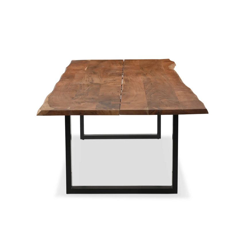 Athea Butterfly Dark live Edge Dining Table - 120
