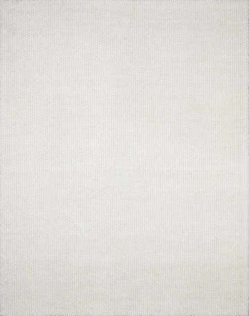 Close-up of the hand woven Lucerne Plain Cream Wool Rug, showcasing its texture and neutral color. Design-Rectangle