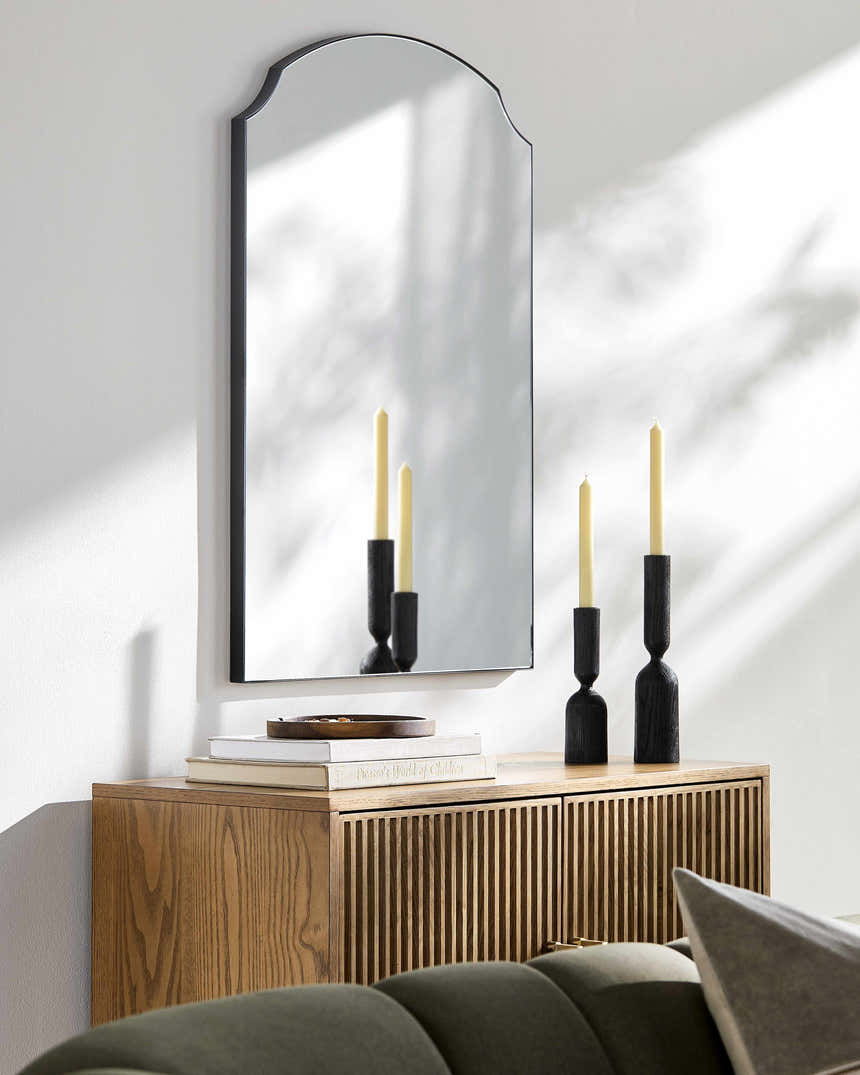 Galey Black Alix x Livabliss Landon Accent Mirror
