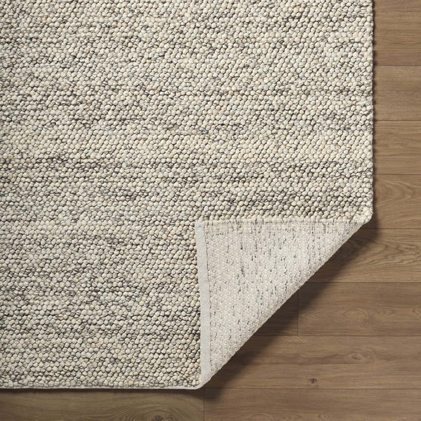 Made to Order Custom Size Clayne Beige & Charcoal Premium Wool Area Rug