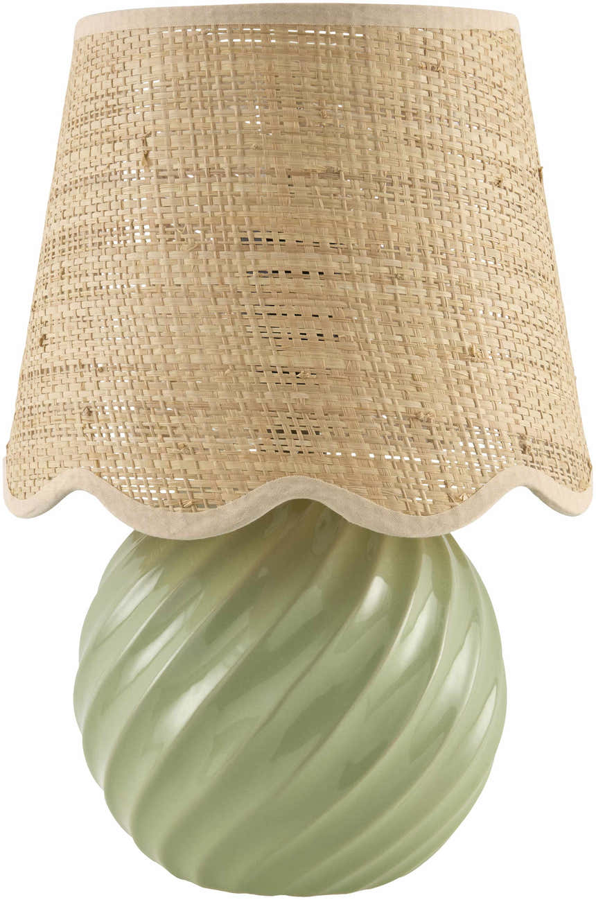 Coyahualco Green Table Lamp