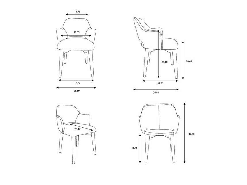 Cullcuyre Dining Chair - Clearance