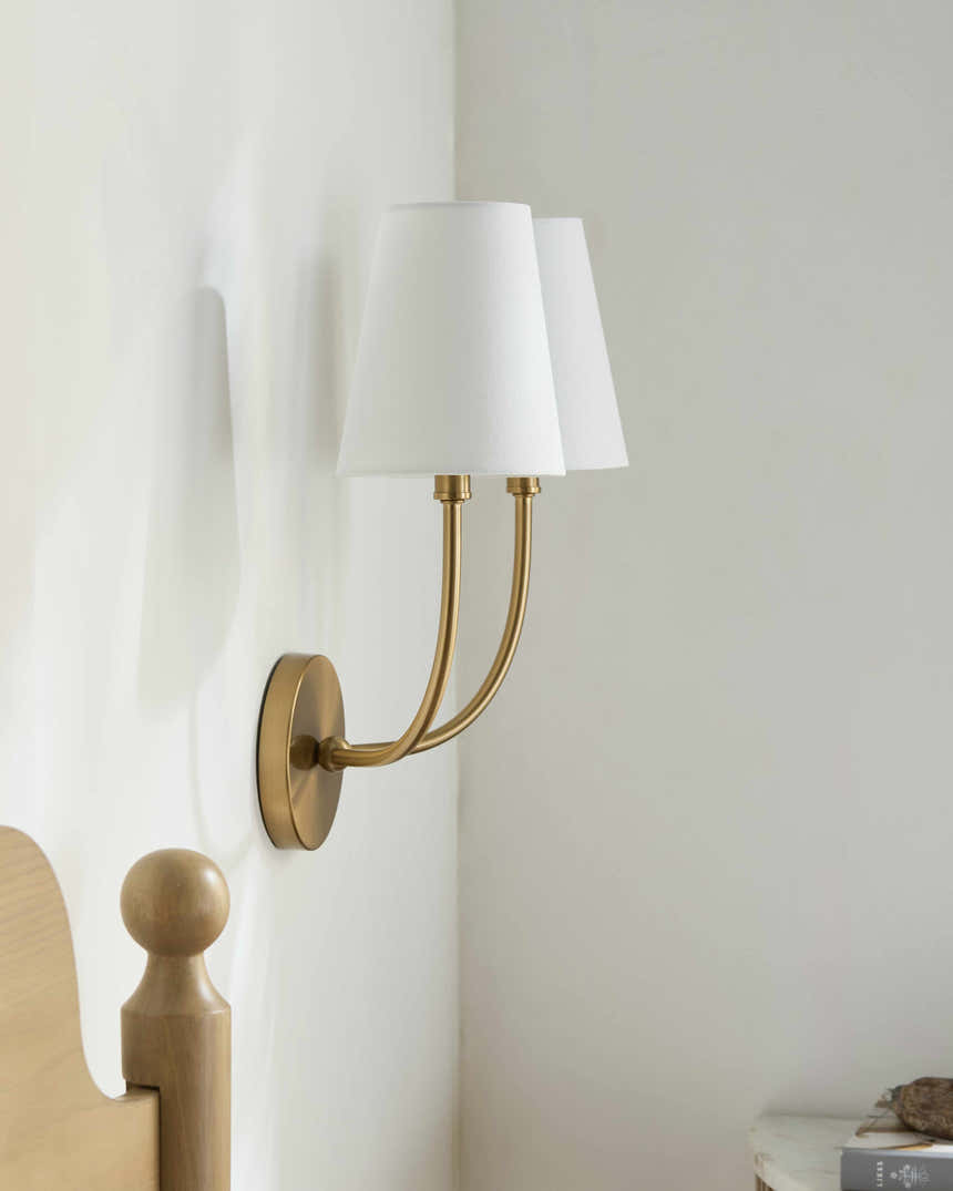 Clauzetto Metallic - Brass Wall Sconce