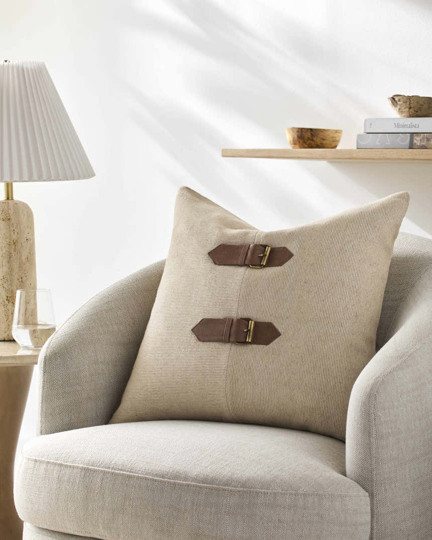 Galey Ivory Alix x Livabliss Havre Throw Pillow