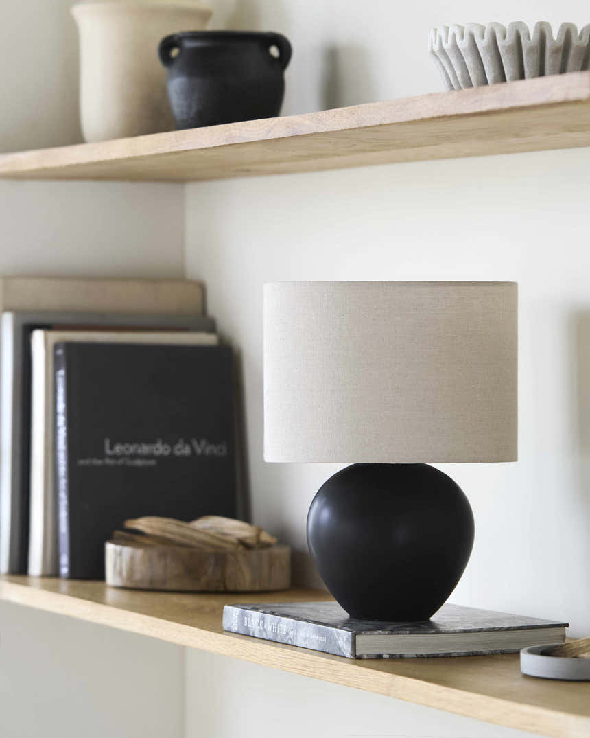 Ferrandina Black Table Lamp