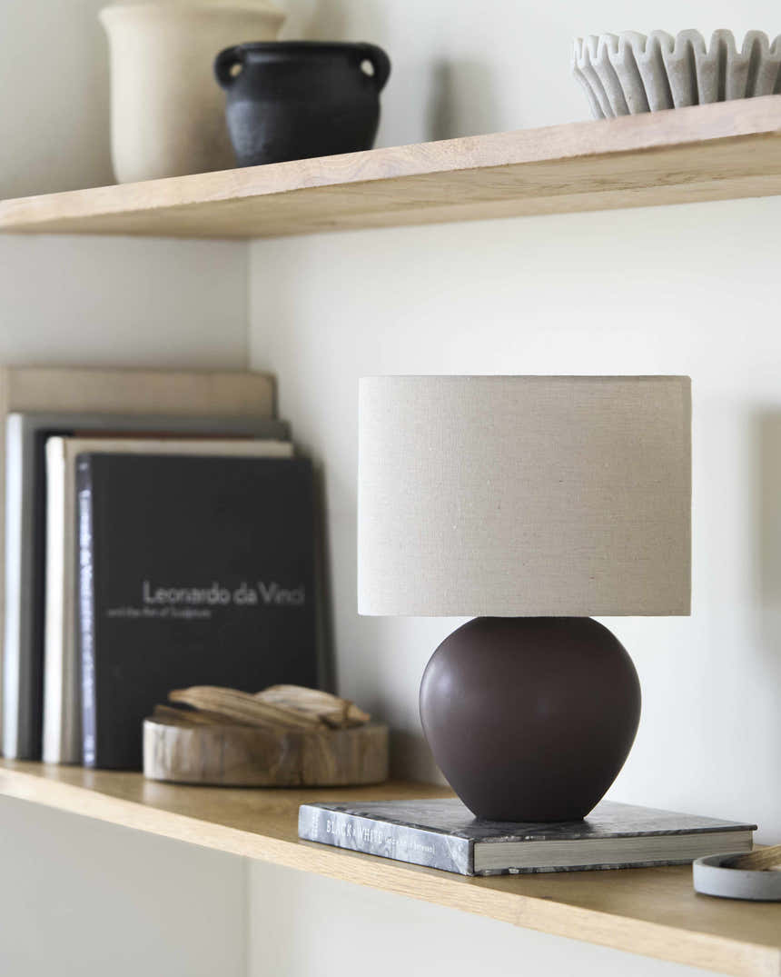 Ferrandina Dark Brown Table Lamp