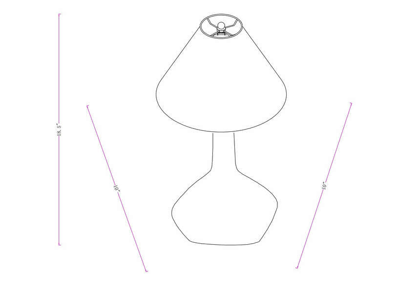 Filottrano White Table Lamp