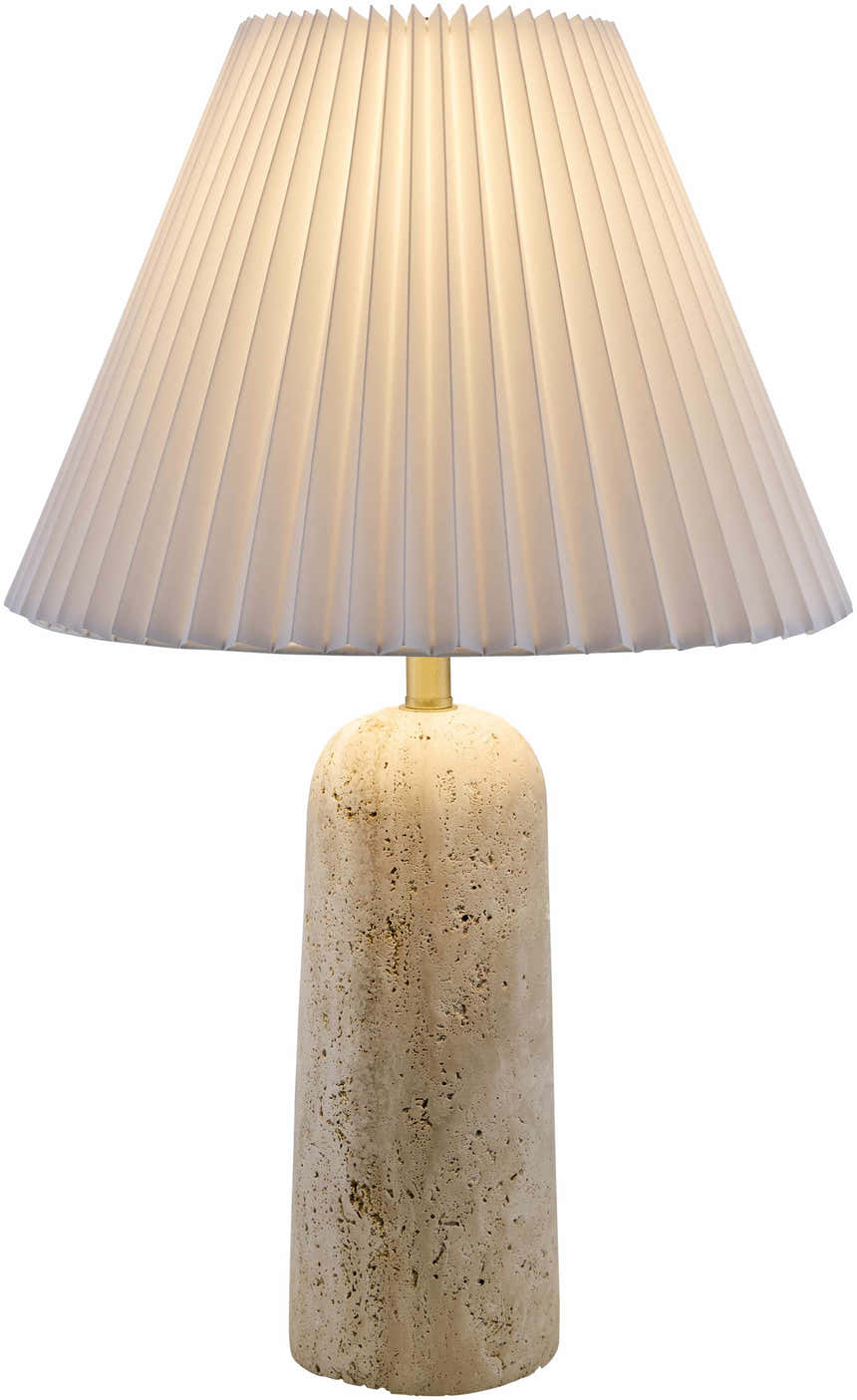 Galey White Alix x Livabliss Autumn Laurel Table Lamp