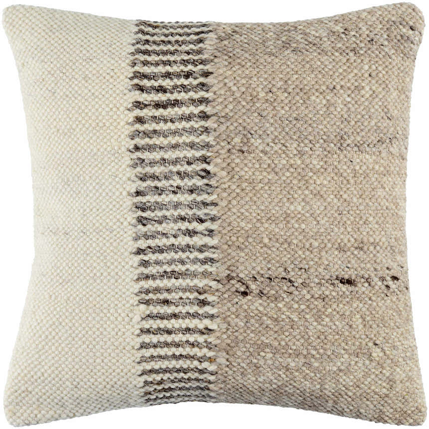 Beige Modern Accent Pillow for sofa bed or accent chair - Clearance