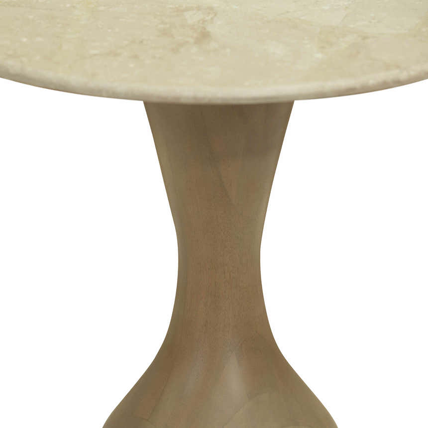 Aspremont Dark Red End Table