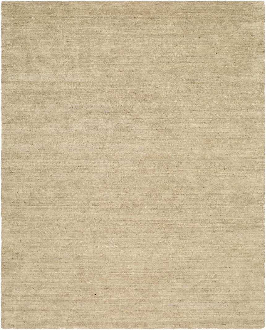 Close-up of the hand-loomed Keelty Area Rug, showcasing its beige, cream, and sandstone wool texture. Design-Rectangle-810