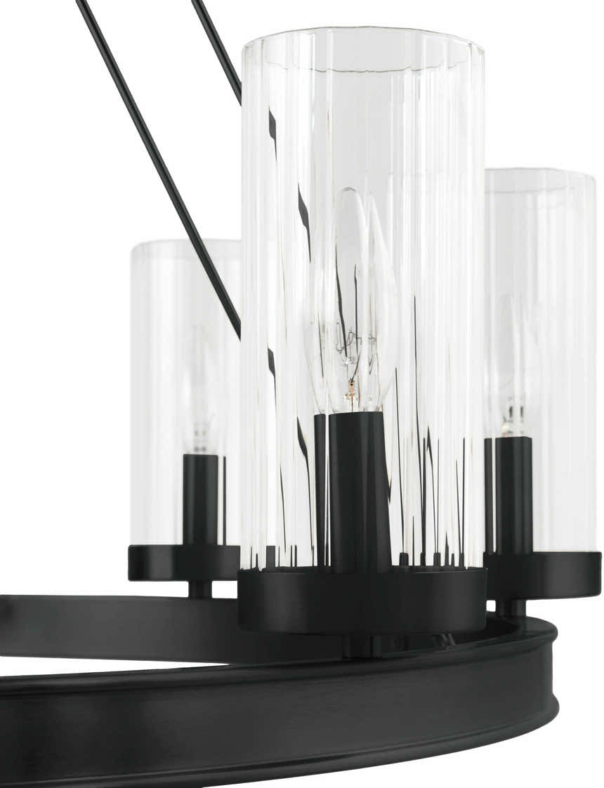 Kaufering Black Chandelier