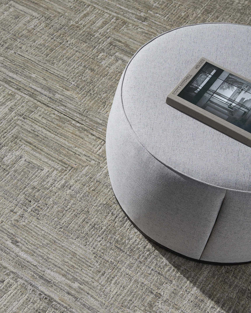 Kishanpur Bone Ottoman - Clearance