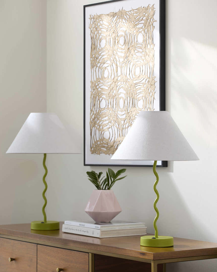 Kamyanyets Green Table Lamp