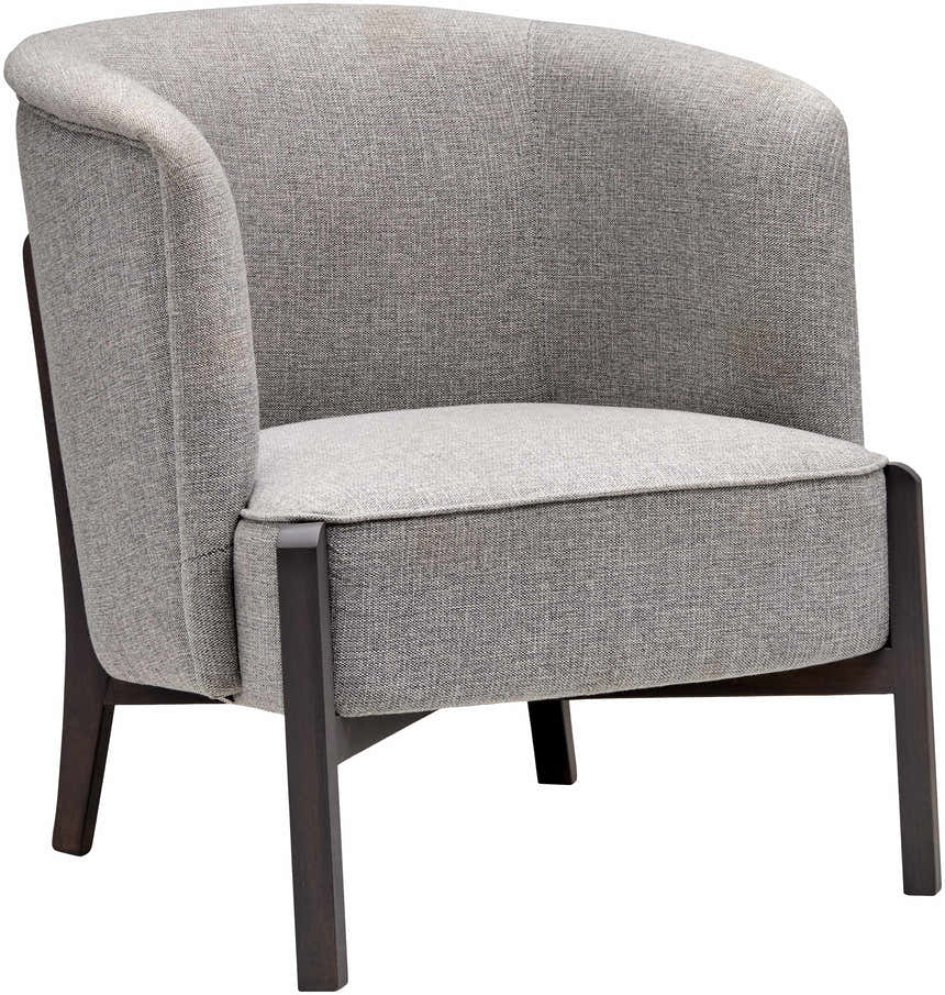 Karabulak Modern Gray Tub Accent Chair - Clearance