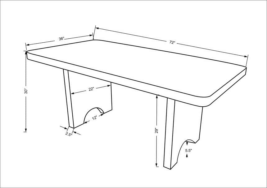 Luancheng Dining Table - Clearance