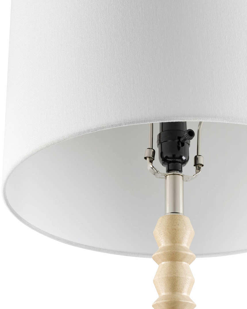 Motozintla Cream Wood Floor Lamp