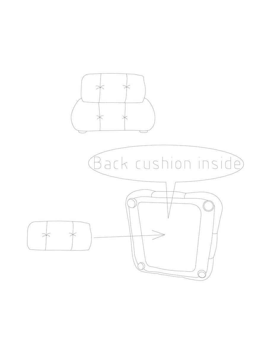 Manoleasa Navy Chair - Clearance