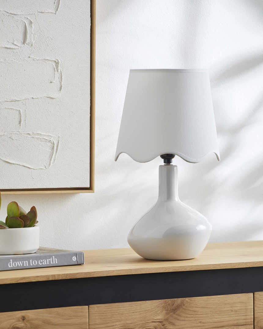 Neuenhagen White Ceramic Table Lamp