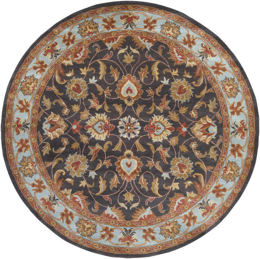 Made to Order Custom Size Cherryfield Hand Tufted Brown & Blue 1004 Area Rug