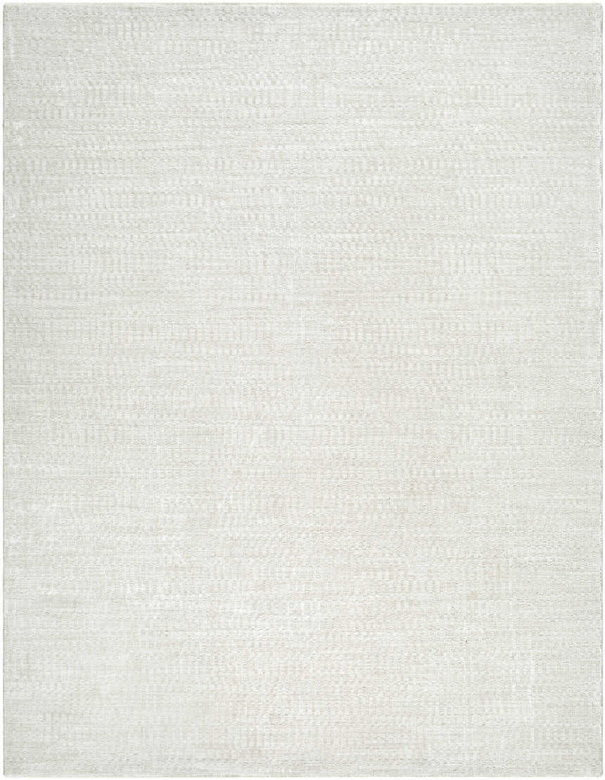 Close-up of the ivory Pabla Cream Area Rug, showing its subtle woven texture and farmhouse style. Design-Rectangle-710102