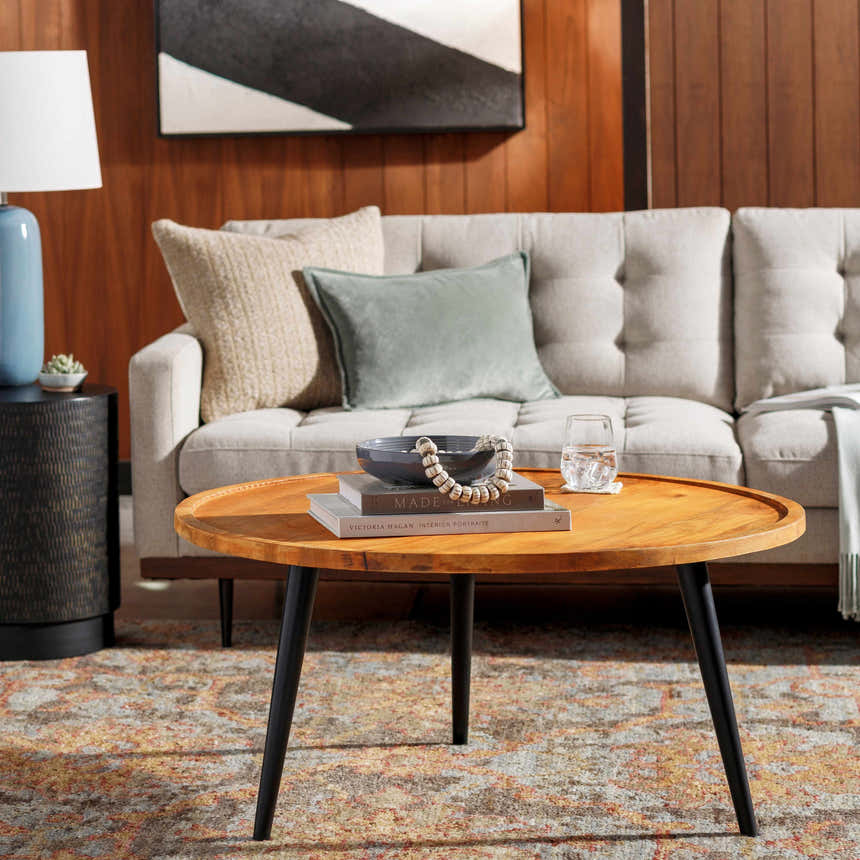 Plantagenet Rustic Acacia Wood Coffee Table - Clearance