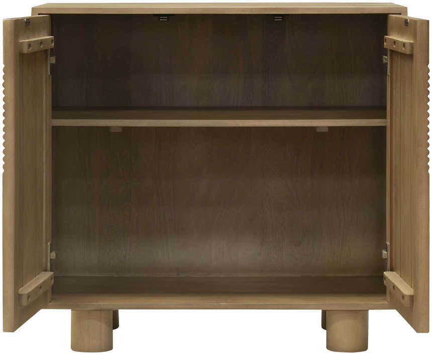 Becki Dark Red Owens x Livabliss Ceilo Cabinet