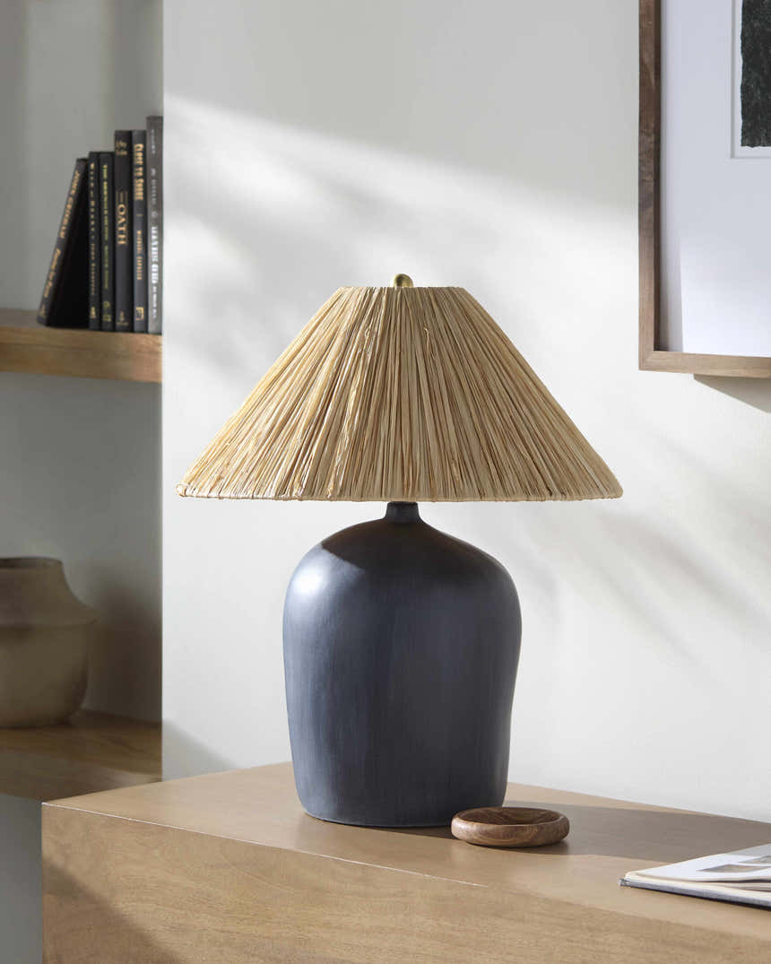 Renswoude Black Table Lamp