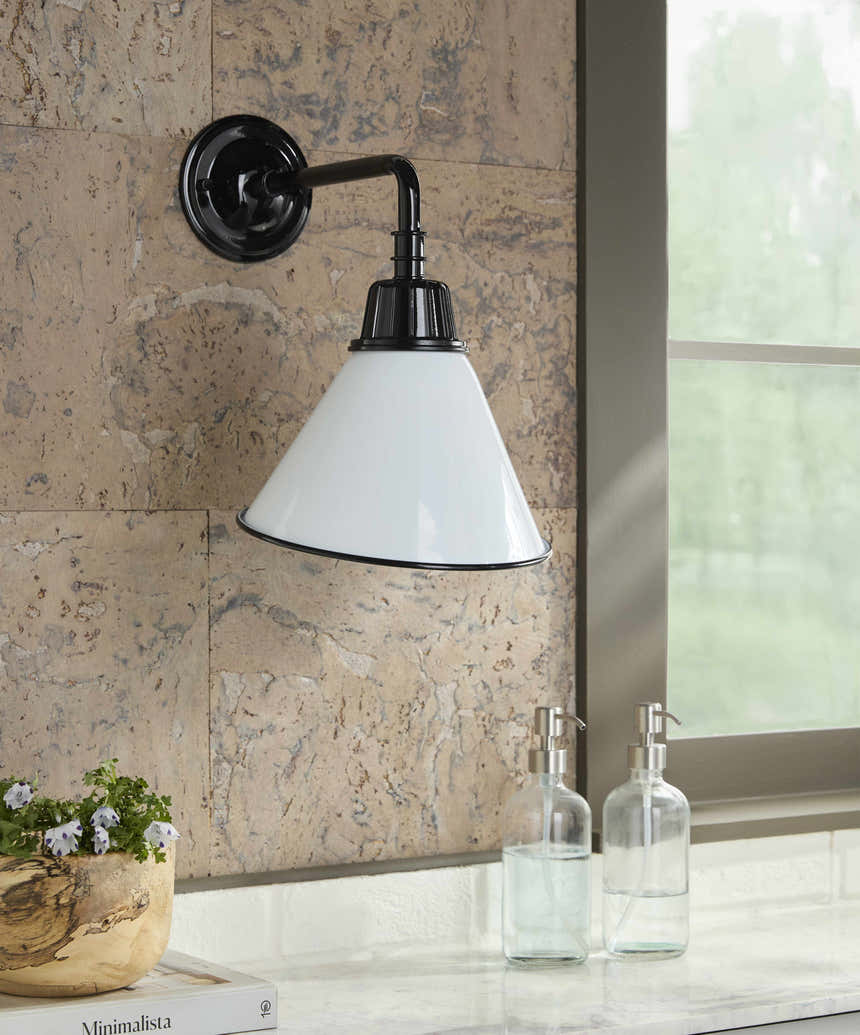 Ouarzazat White Outdoor Wall Sconce