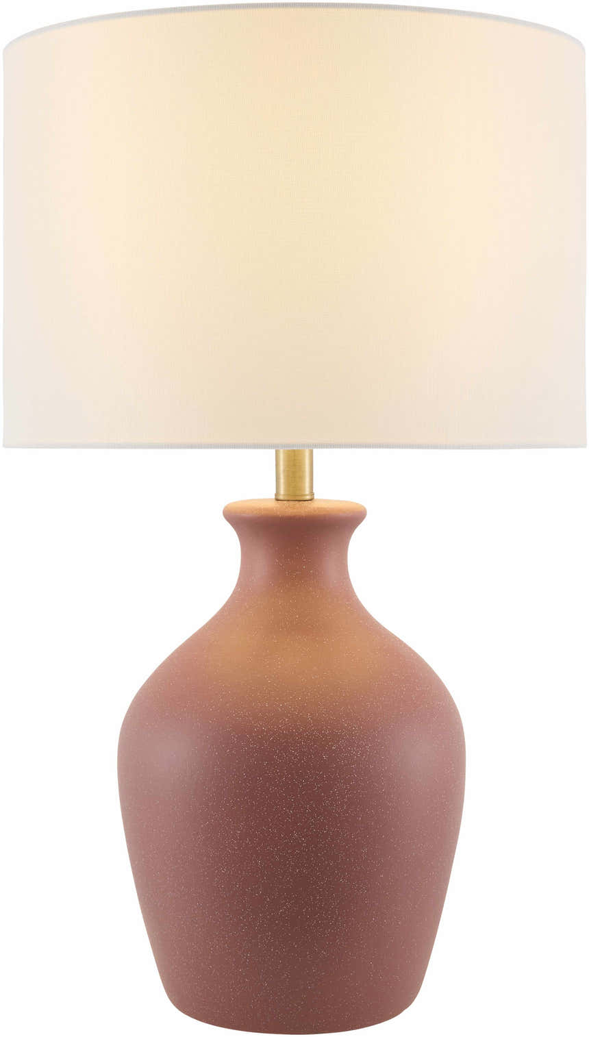Singureni Brick Red Table Lamp
