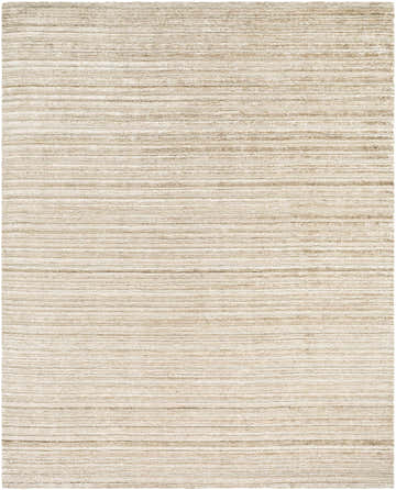 Close-up of the Karla Beige Area Rug, a hand-loomed rug with a subtle striped pattern and soft beige and bone colors. Design-Rectangle-810