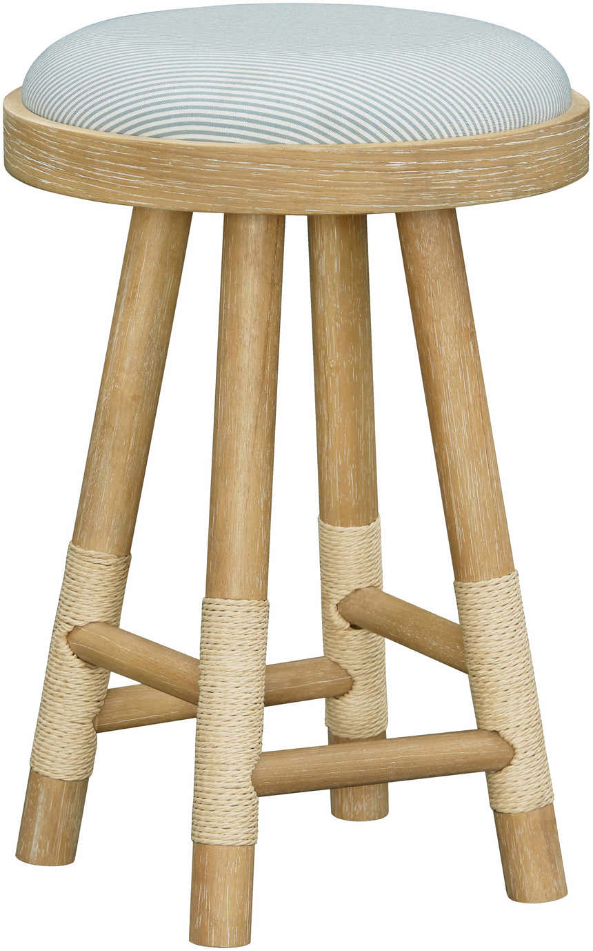 Becki Owens x Livabliss Esmarca Stool with Striped Upholstery