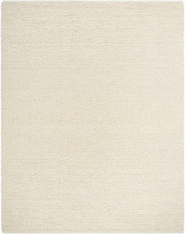 Close-up of the Teela Off White Area Rug showing its hand woven texture and cream color. 100% NZ Wool rug. Design-Rectangle-810