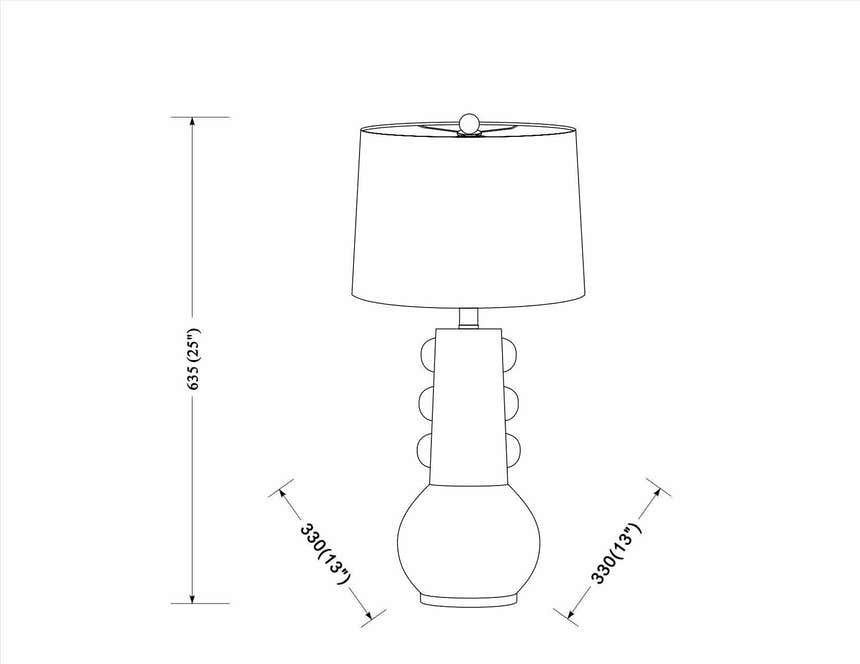Tapachula Cream Table Lamp