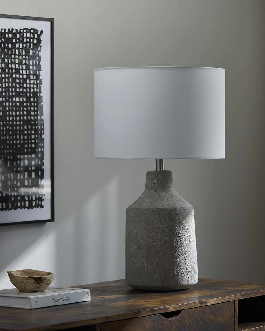 Toamasina Gray Table Lamp