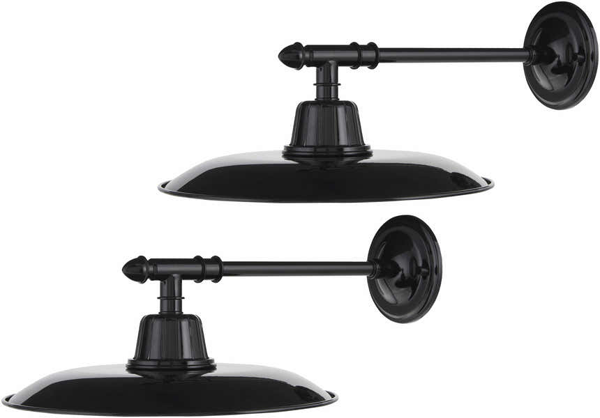 Oberkotzau Black Outdoor Wall Sconce