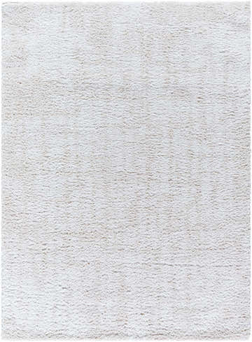Close-up of the plush, medium gray and white Troya Area Rug, a contemporary shag with a soft, textured design. Design-Rectangle-537