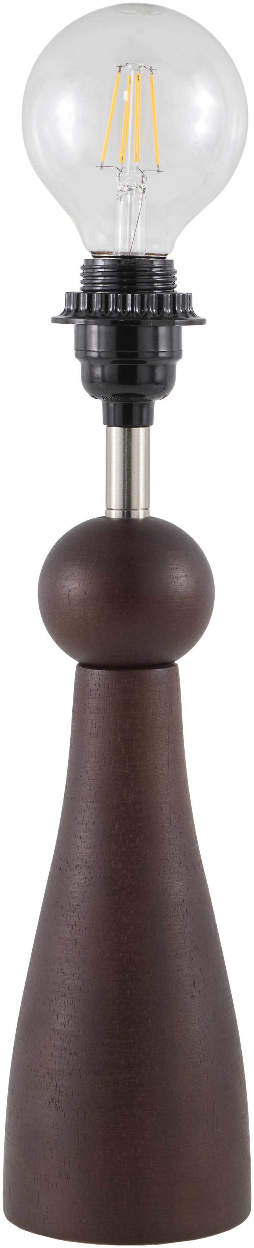 Villamejil Dark Brown Wood Table Lamp