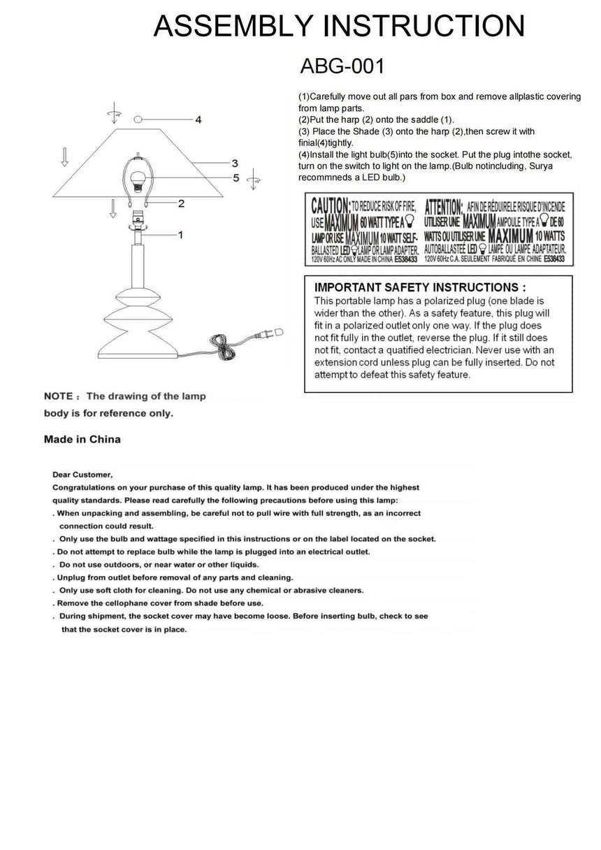 Valderice Table Lamp