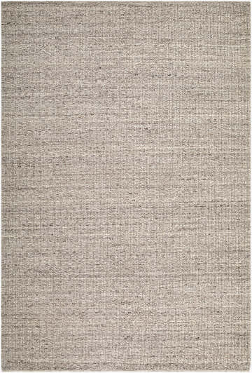 Close-up of the hand woven Nikie Taupe Abstract Wool Area Rug, showing texture and subtle ivory, taupe, and gray tones. Design-Rectangle-576
