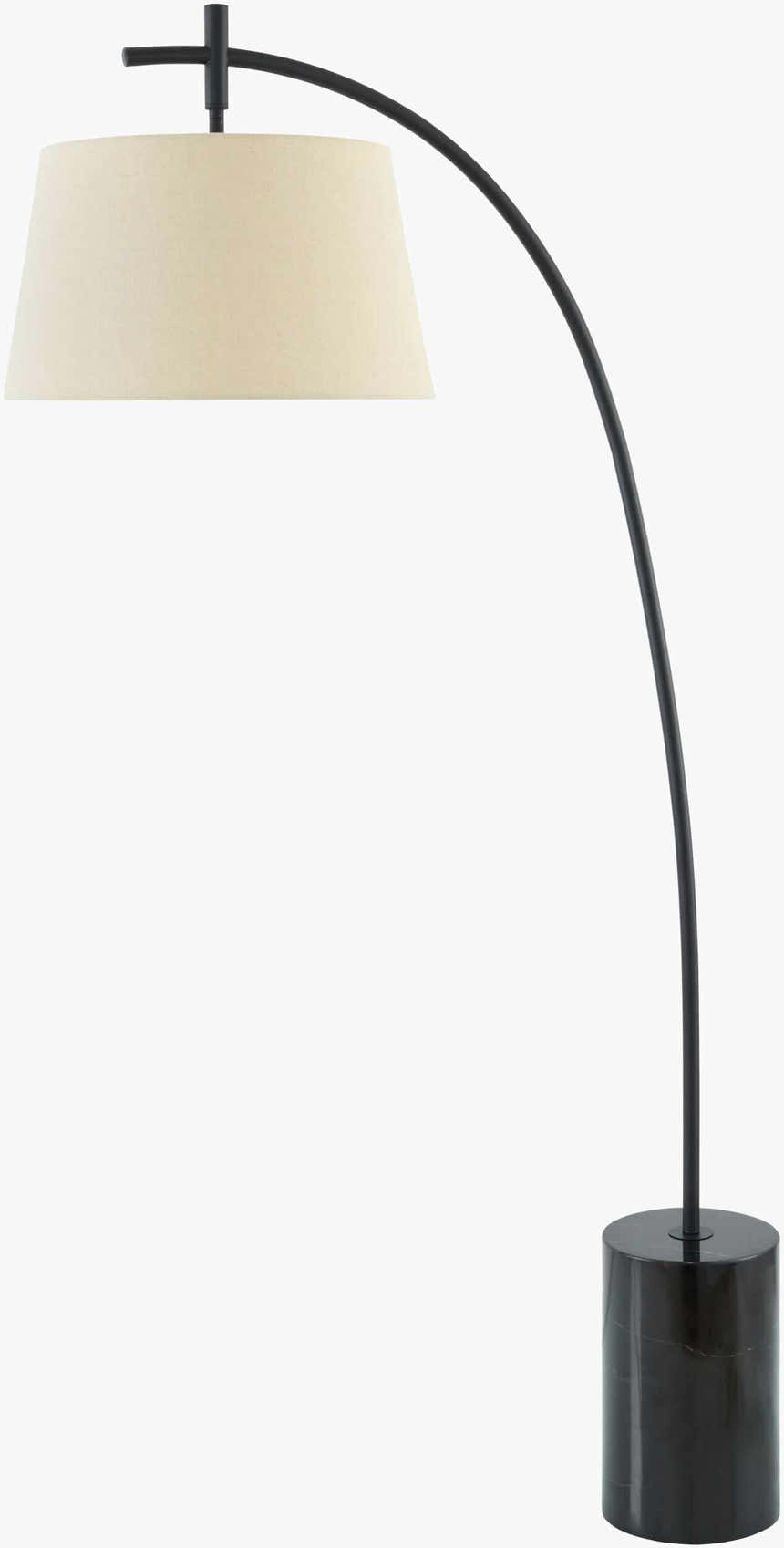 Pouldergat Black Floor Lamp