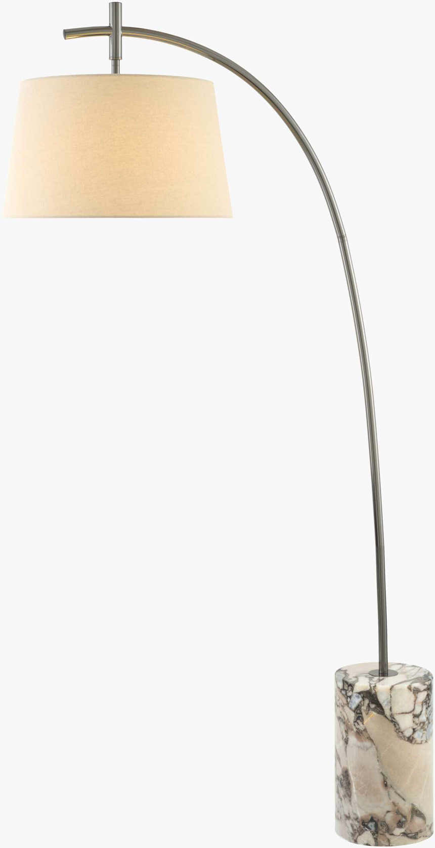Pouldergat Silver Floor Lamp