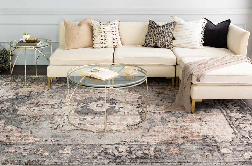 Freeman Tan Square Throw Pillow
