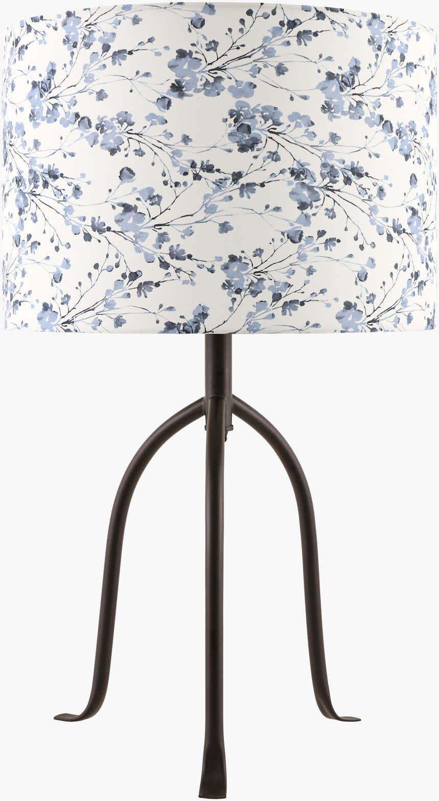 Deep White Traditional Table Lamp with linen details for bedside or console tables