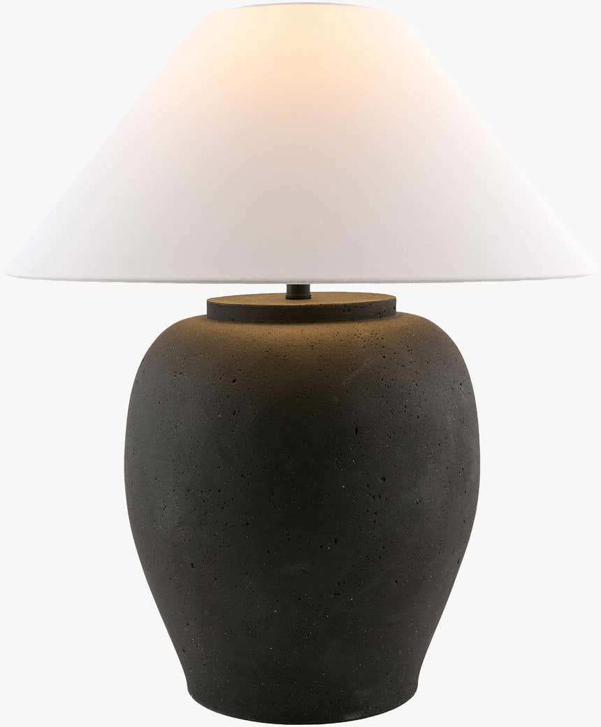 Venturada Black & White Table Lamp