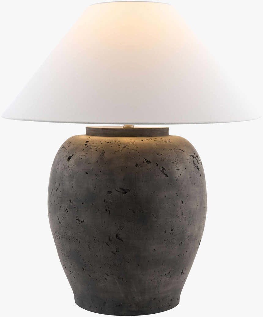 Venturada Gray & White Table Lamp