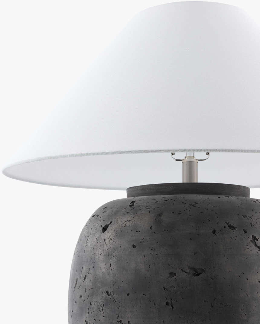 Venturada Gray & White Table Lamp