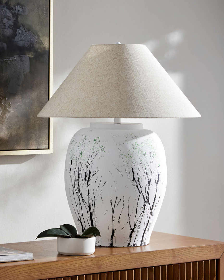 Venturada Translucent & Peach Table Lamp