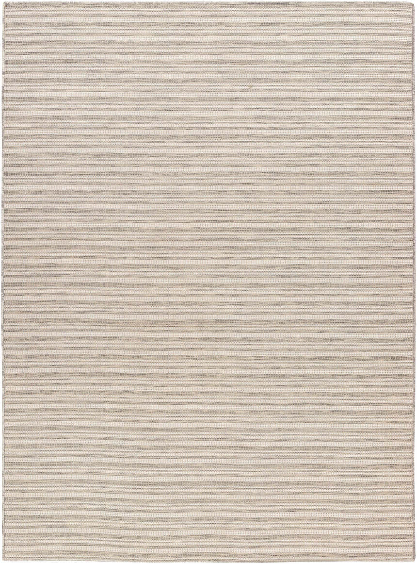 Close-up of Greg Area Rug in lambswool, multi brown, nutmeg, and smoke. Contemporary machine woven polypropylene rug. Design-Rectangle-517
