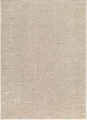 Close-up of the Levent Beige Area Rug showing its subtle texture and neutral tan color. Contemporary style. Design-Rectangle-537